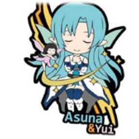 Sword Art Online II Niitengomu Gummi Anhänger - Asuna und Yui