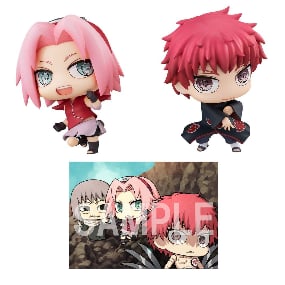 Sakura und Sasori - DX Version - Naruto Chimi Mega Buddy Confrontation - Megahouse