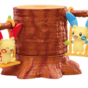 Plusle & Minun - Atsumete! Kasanete! Pokémon no Mori 4 Hanabira no Mai - Re-Ment