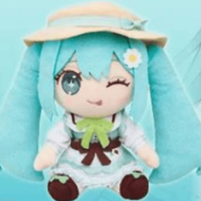 Hatsune Miku Zwinkernd Original Plush Fashion - Country - 18cm (TAITO)