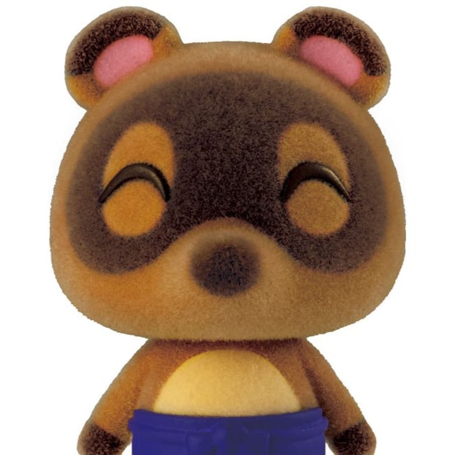 Nepp / Timmy / Mamekichi - Minifigur mit beflockter Oberfläche - Animal Crossing: New Horizons - Bandai