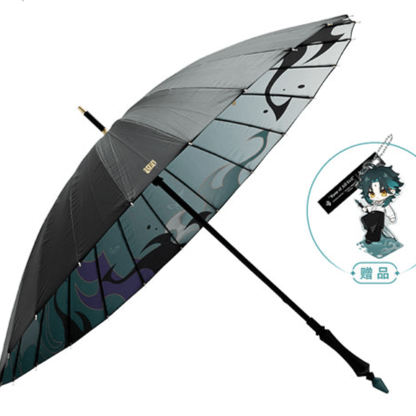 Xiao - Regenschirm mit exklusivem Schlüsselanhänger - Genshin Impact - miHoYo