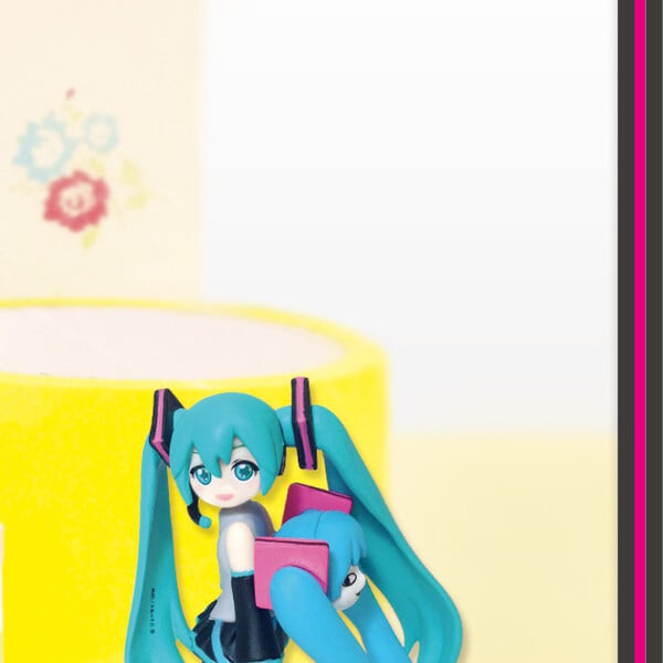 Miku mit Shiteyanyo am Rücken - Hatsune Miku x Shiteyanyo Collection