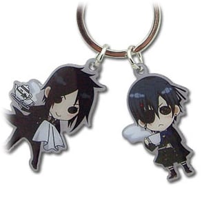 Kuroshitsuji (Black Butler) Sebastian und Ciel Schlüsselanhänger