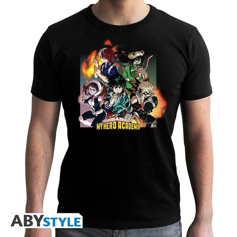 "Gruppe" - Men's T-Shirt - S - My Hero Academia - AbyStyle