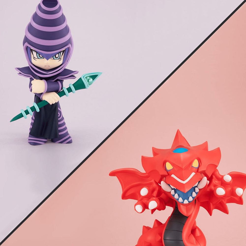 Slifer, der Himmelsdrache und Schwarzer / Dunkler Magier Set - Yu-Gi-Oh! Megatoon - Megahouse