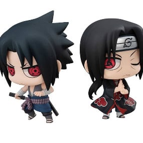 Sasuke Uchiha und Itachi Uchiha - Naruto Shippuden Chimi Mega Buddy Doppelpack - Megahouse