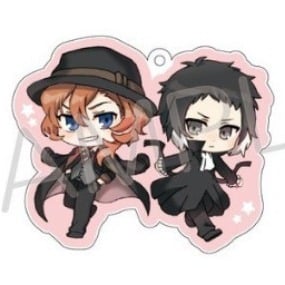 Ryuunosuke Akutagawa und Chuya Nakahara - Bungou Stray Dogs - Clear Candy - Acryl-Schlüsselanhänger