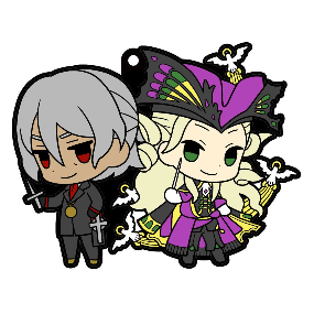 Antonio Salieri & Wolfgang Amadeus Mozart - Fate / Grand Order - Buddy Collection Gummi-Anhänger Vol. 2
