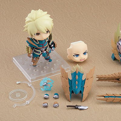 Nendoroid 1421‐DX Hunter: Male Zinogre Alpha Armor Ver. DX
