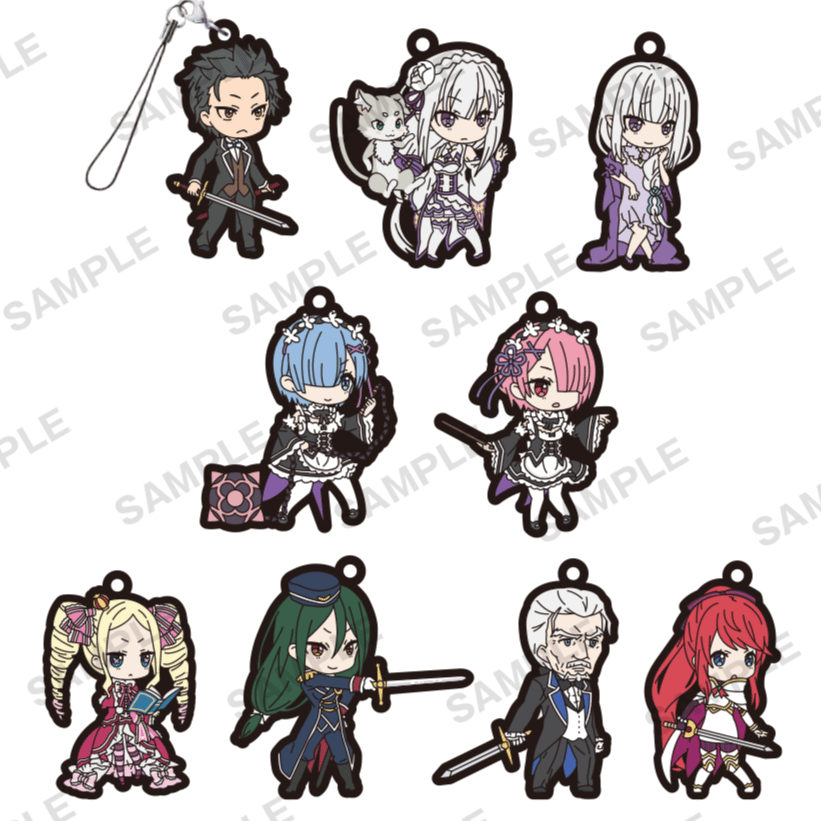 Zufällige Auswahl - Re:Zero − Starting Life in Another World: Lost in Memories - Gummianhänger (Capsule Rubber Strap) - Bushiroad Creative