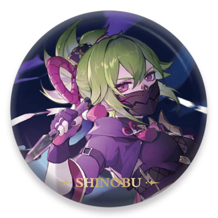 Kuki Shinobu - Button - Genshin Impact - miHoYo