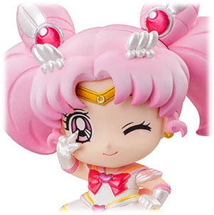 Sailor Moon - Petit Chara Land Serie 2 Figur - Version B - Super Sailor Chibi Moon mit Luna P