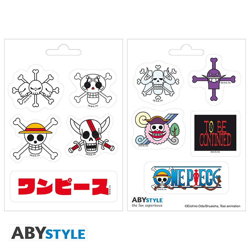 One Piece - "Emperors Skulls" - Mini Sticker Set - ABYStyle