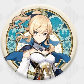 Jean - Genshin Impact - Mondstadt Series Chara Can Badge