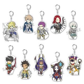 Komplettset - Fate/Grand Order Pikuriru! Sortiment Vol. 6 - Acrylhänger