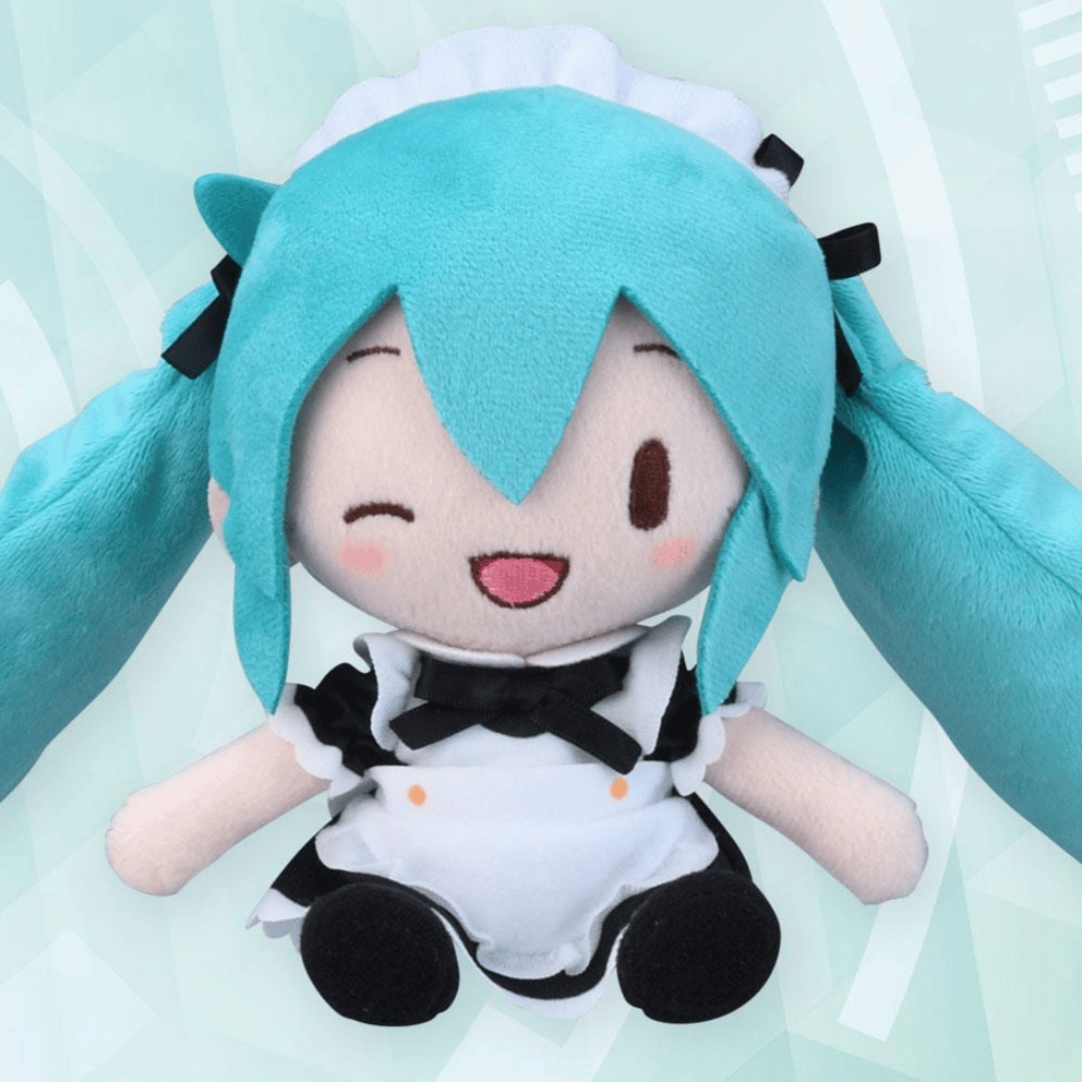 Hatsune Miku - Maid - Fuwa Petit Mini Plush - Sega (16 cm)
