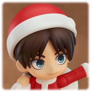 Eren Yeager Nendoroid Petit - Santa Version - Mit Japanischem Attack on Titan Manga Vol. 18
