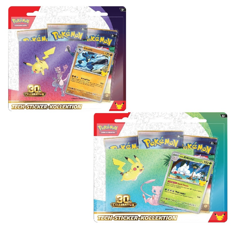 Zufällige Auswahl - Pokemon TCG - ME05.5 30 Jahre - Tech Sticker Kollektion (Sammelkartenspiel, deutsch)