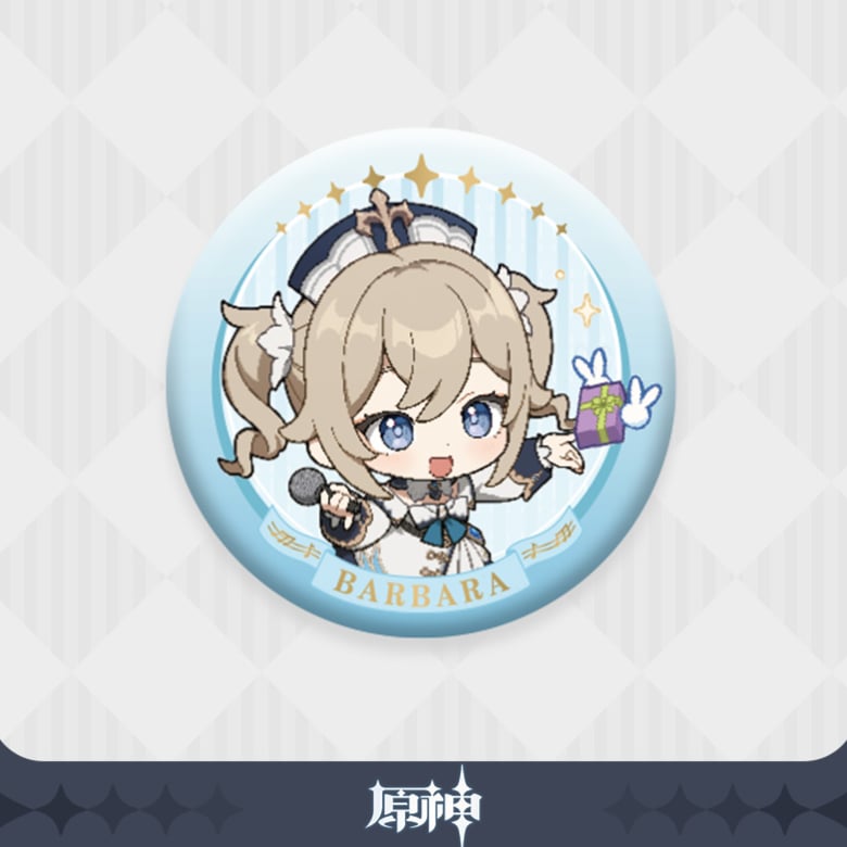 Barbara - Button - Gift Collection - Genshin Impact - miHoYo