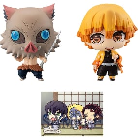 Zenitsu und Inosuke - DX Version - Demon Slayer Chimi Mega Buddy - Megahouse