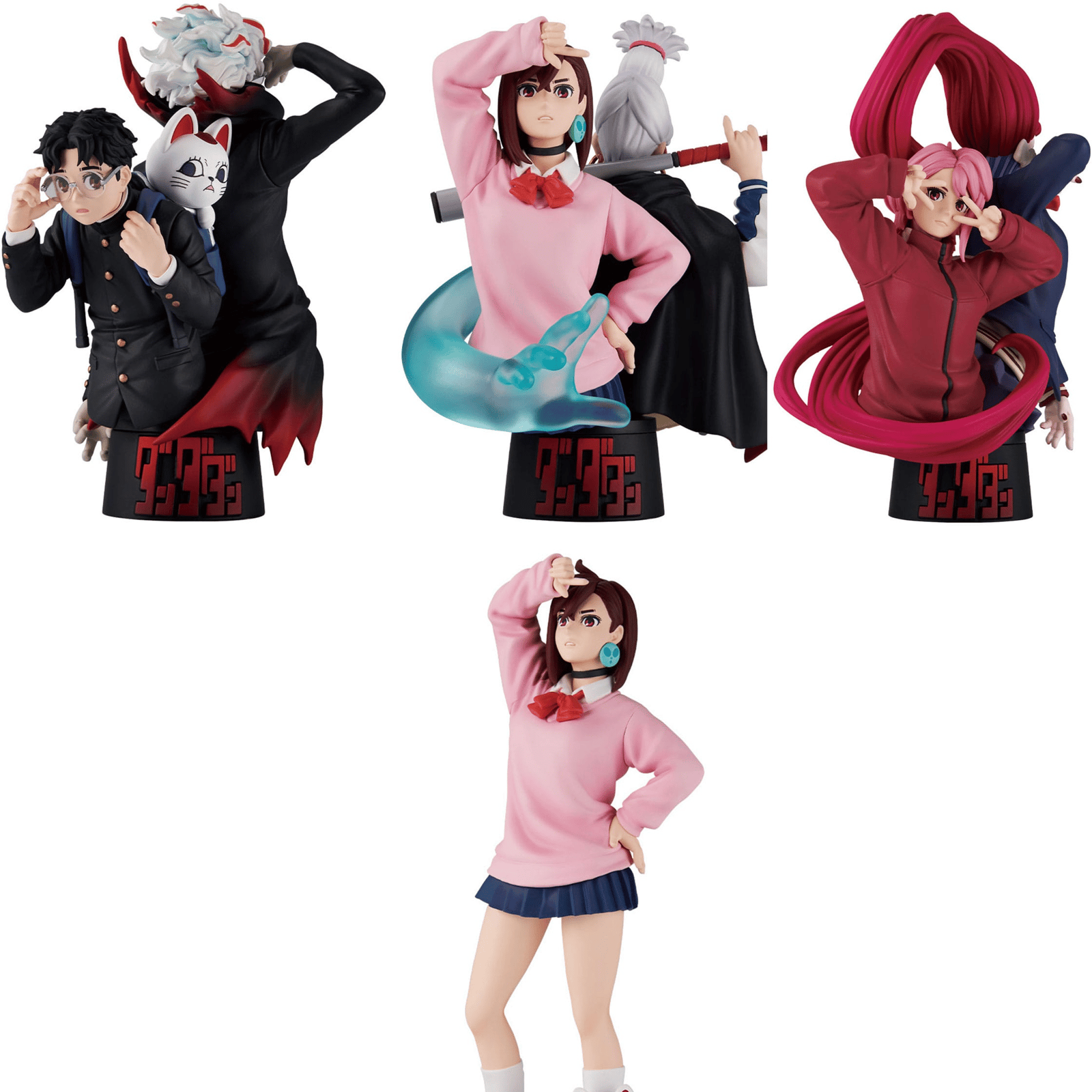 Set - Limited Edition - Dandadan Petitrama EX - Megahouse (3 Figuren + Bonusfigur)