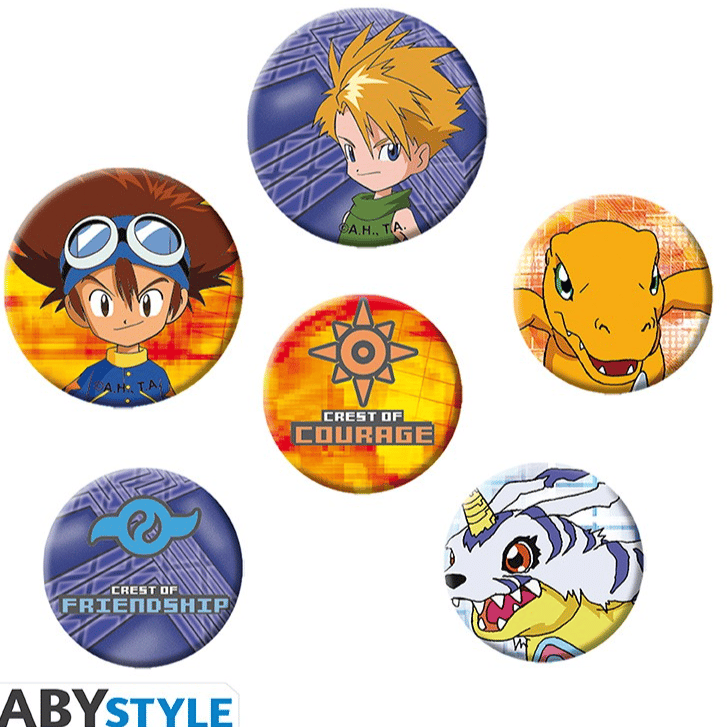 Tai & Matt - Digimon - Button Set - AbyStyle