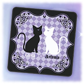 Sailor Moon Minihandtuch - Luna und Artemis
