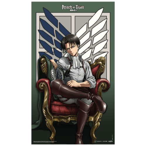 Levi - Attack on Titan - Fabric Poster - Popbuddies