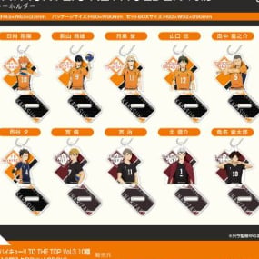 Haikyu!! To The Top (Vol. 3) - Mini Acryl Schlüsselanhänger mit Base - Takaratomy Arts - Set