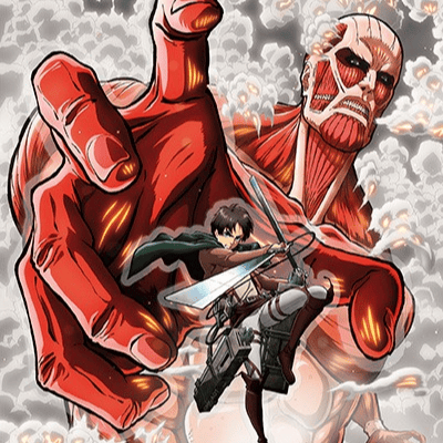 Eren vs Colossal Titan - Attack on Titan - Acryldiorama - AbyStyle