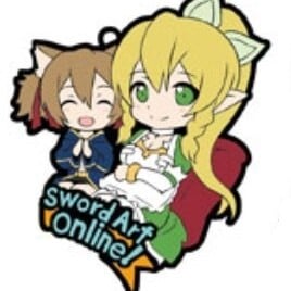 Sword Art Online II Niitengomu Gummi Anhänger - Leafa und Silica (Sword Art Online!)