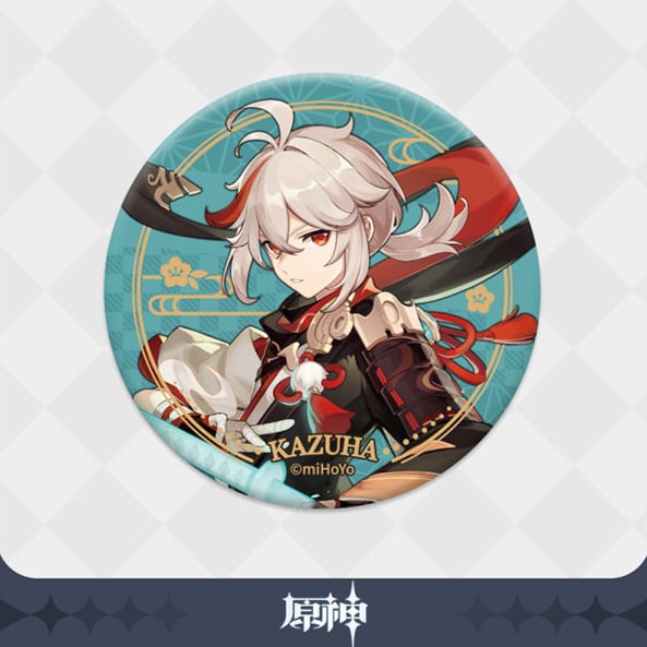 Kazuha Kaedehara - Genshin Impact - Button - miHoYo