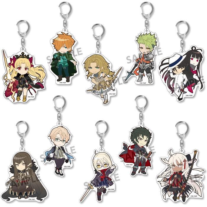 Komplettset - Fate/Grand Order Pikuriru! Sortiment Vol. 9 - Acrylhänger