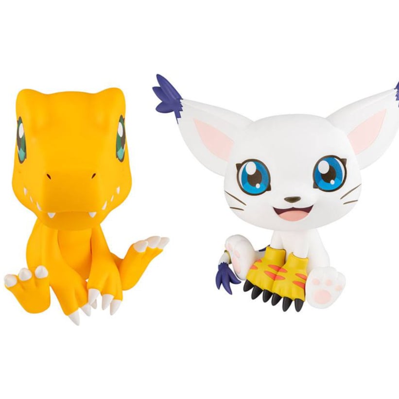 Agumon und Gatomon - Digimon Adventure Look Up Set - Megahouse