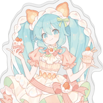 Hatsune Miku - Vocaloid - Acrylaufsteller (39 Culture 2023 Extra Party) - Caravan