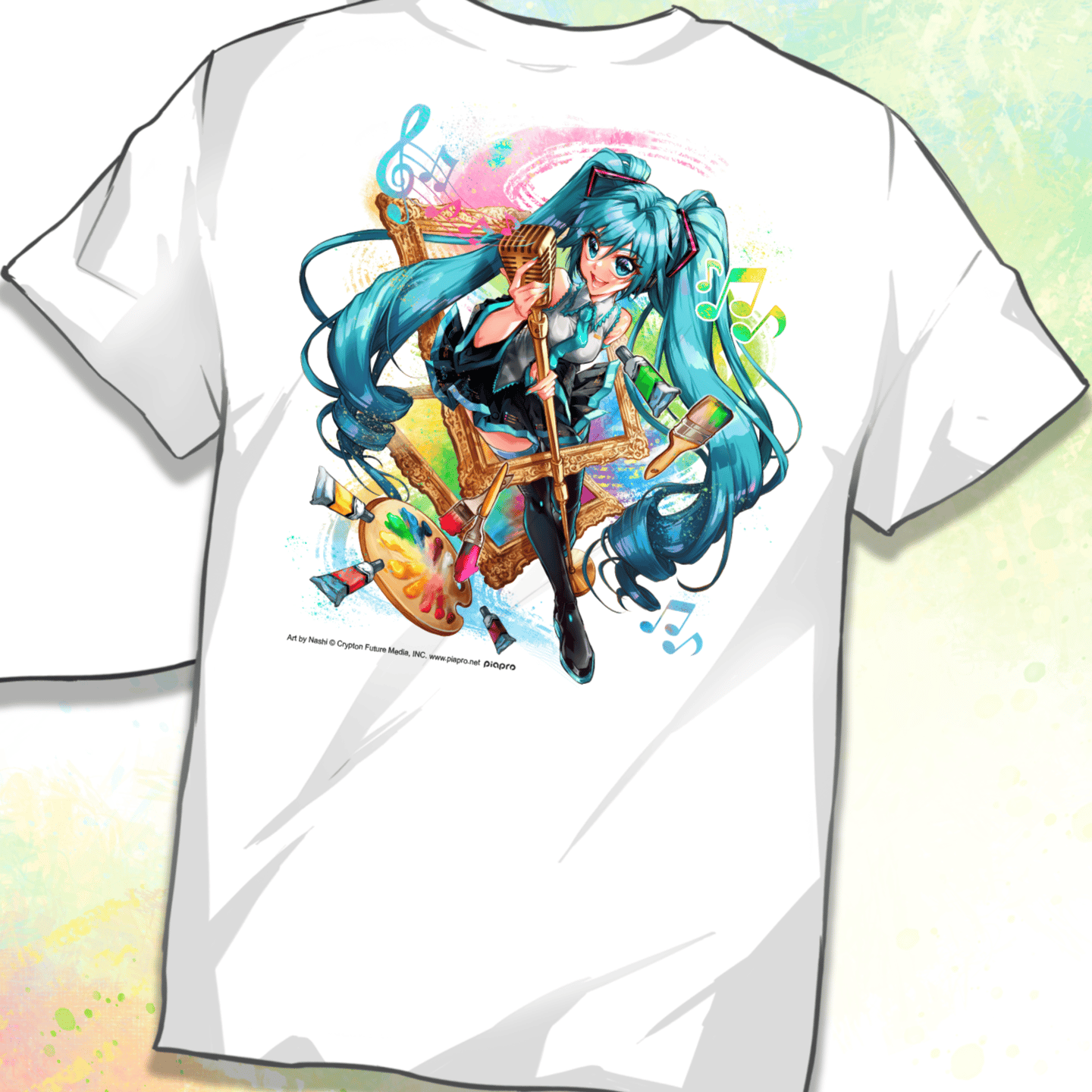 Hatsune Miku - Miku Expo 2024 - T-Shirt - Größe L (Miku Standing) - Nashi
