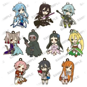 Sword Art Online II Rubber Straps - Komplettset