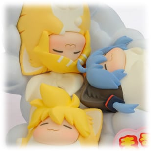 Miku Hatsune, Len Kagamine und Rin Kagamine Mikumo Series 02 - Marukunaru