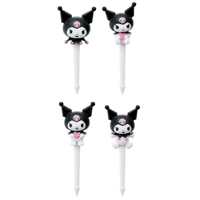Kuromi - Sanrio - Lunch Picks (4-er Set) - Skater