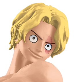 Sabo - graue Version - One Piece The Naked ~2017 One Piece Body Calendar~ Vol.3