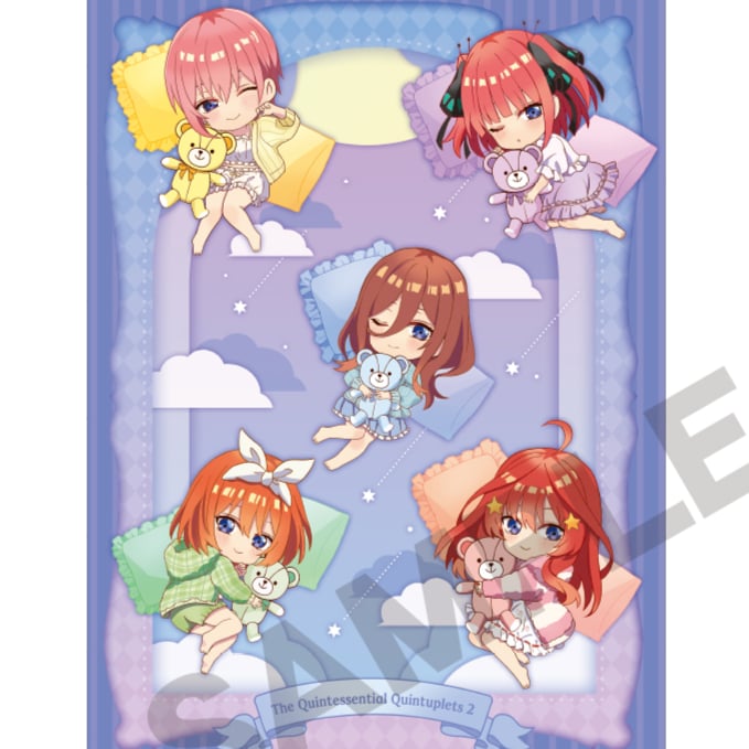 The Quintessential Quintuplets Season 2 (Purple Nobicolo) - Clear File / Aktenhülle - Crux