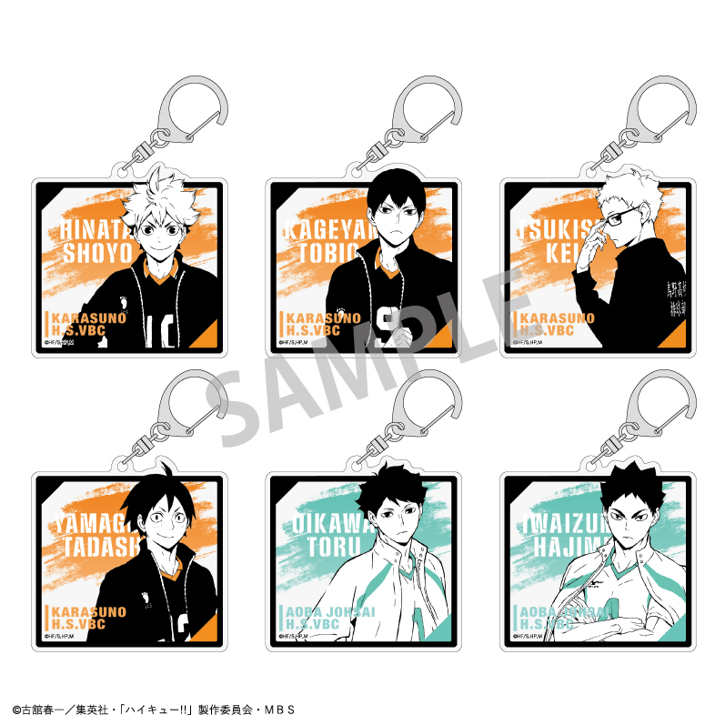Zufällige Auswahl - Haikyu!! - Acrylanhänger (Jersey Vol. 1) - Kamio Japan