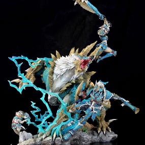 The Electrifying Bundle - Zinogre - Monster Hunter Diorama