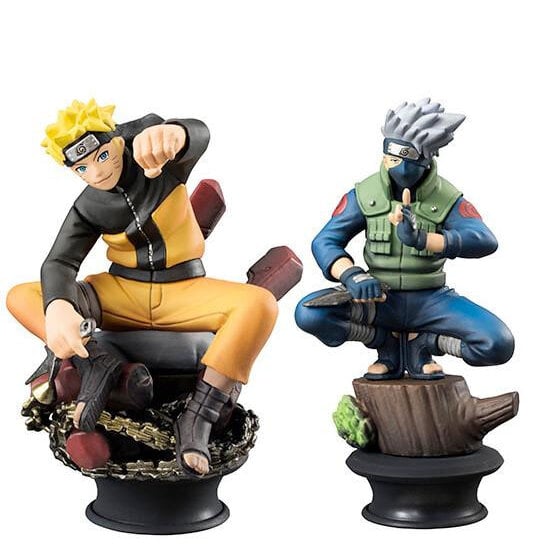 Naruto und Kakashi Zweierset - Naruto Schachfiguren - Chess Piece Collection