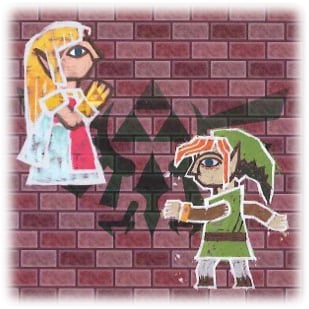 Graffito - Decke - Legend of Zelda - A Link between Worlds