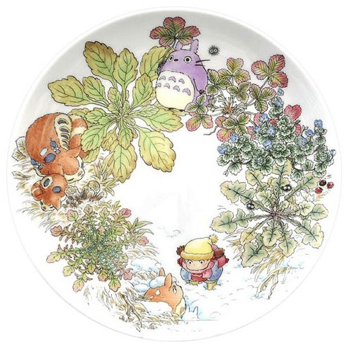 Totoro - Mein Nachbar Totoro - Teller (Ooinuhugri) - Noritake