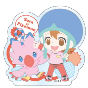 Sora & Biyomon / Piyomon - Digimon Adventure - Acrylanhänger / Acrylaufsteller - Bellfine