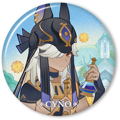 Cyno - Genshin Impact - Button (Glittering Elixirs Series) - miHoYo