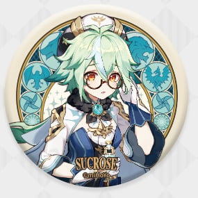 Sucrose - Genshin Impact - Mondstadt Series Chara Can Badge